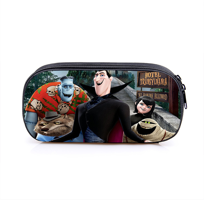Hotel Transylvania Cosmetic Bags Boys Girls Children Large Pencil Case Purse Storage Bags Women Men Multifunction Makeup Bag - Image 23