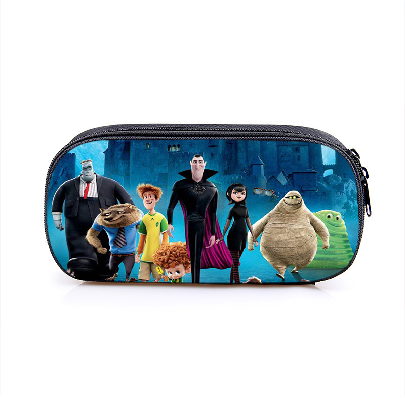 Hotel Transylvania Cosmetic Bags Boys Girls Children Large Pencil Case Purse Storage Bags Women Men Multifunction Makeup Bag - Image 25