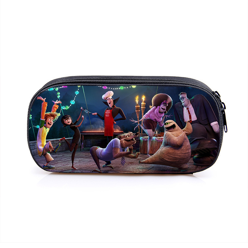 Hotel Transylvania Cosmetic Bags Boys Girls Children Large Pencil Case Purse Storage Bags Women Men Multifunction Makeup Bag - Image 26