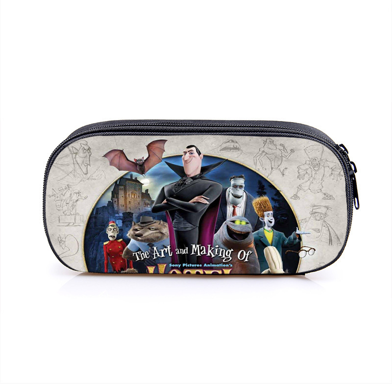 Hotel Transylvania Cosmetic Bags Boys Girls Children Large Pencil Case Purse Storage Bags Women Men Multifunction Makeup Bag - Image 32