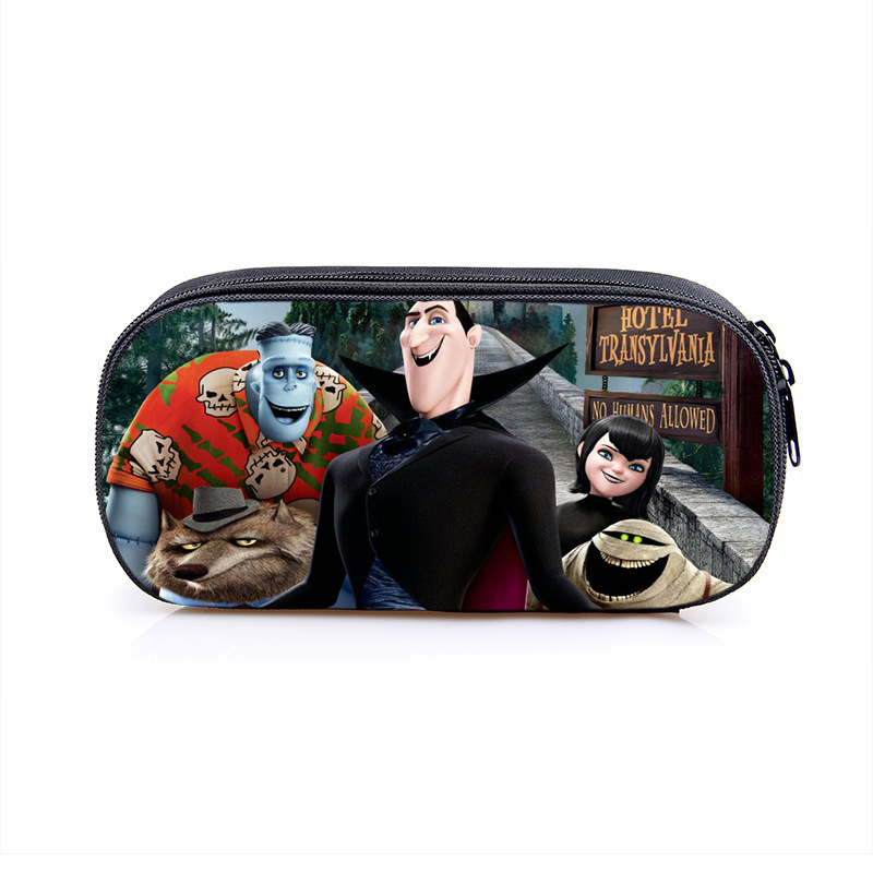 Hotel Transylvania Cosmetic Bags Boys Girls Children Large Pencil Case Purse Storage Bags Women Men Multifunction Makeup Bag - Image 36