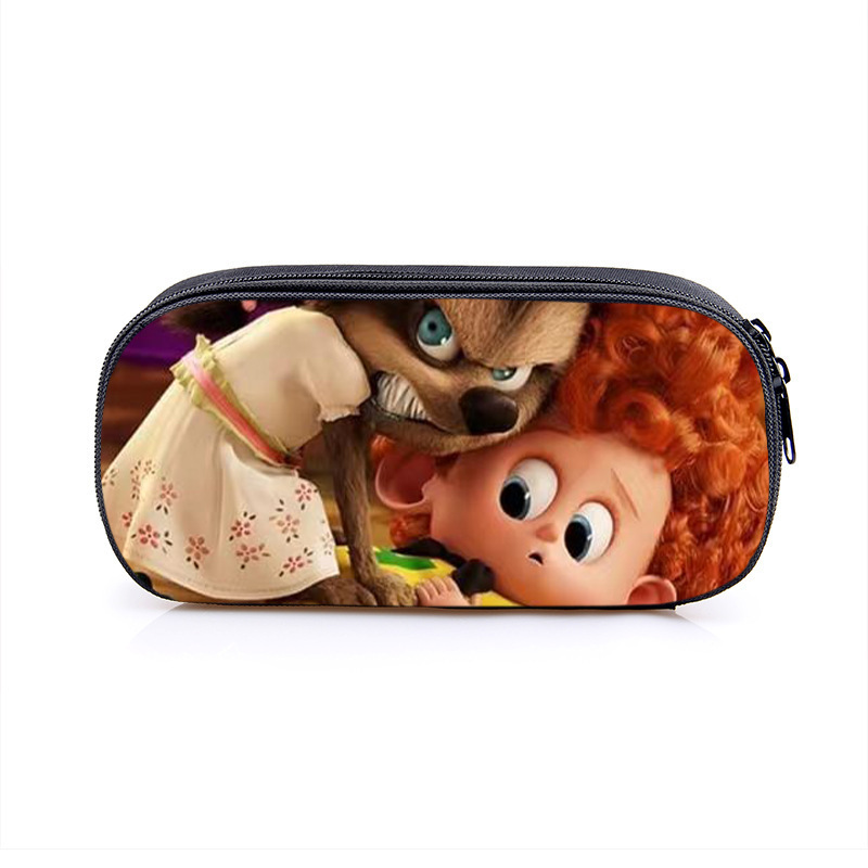 Hotel Transylvania Cosmetic Bags Boys Girls Children Large Pencil Case Purse Storage Bags Women Men Multifunction Makeup Bag - Image 2