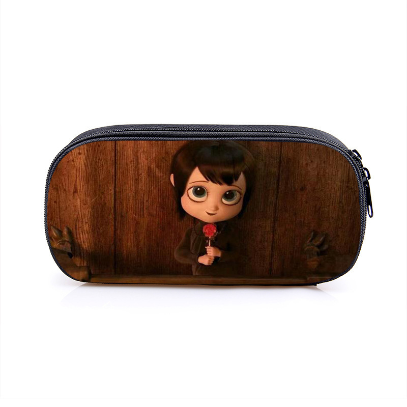 Hotel Transylvania Cosmetic Bags Boys Girls Children Large Pencil Case Purse Storage Bags Women Men Multifunction Makeup Bag - Image 5