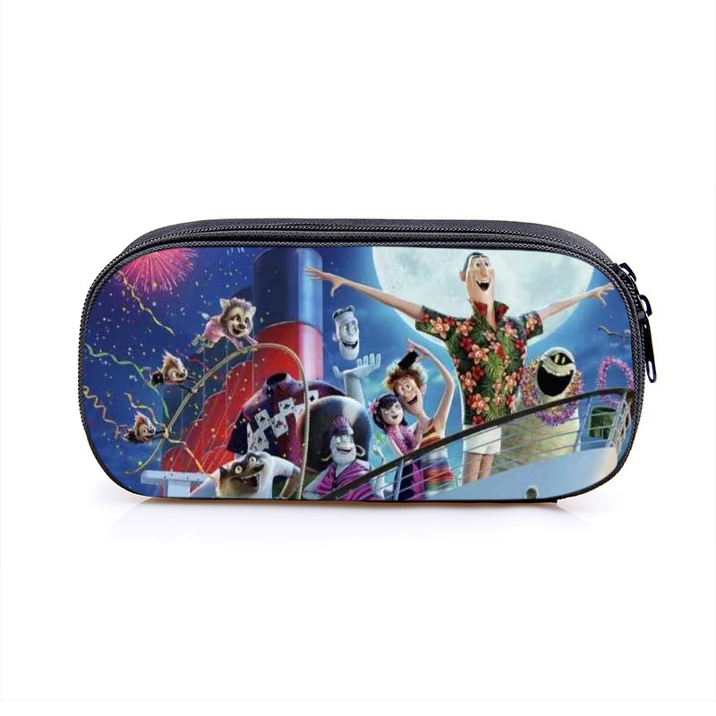 Hotel Transylvania Cosmetic Bags Boys Girls Children Large Pencil Case Purse Storage Bags Women Men Multifunction Makeup Bag - Image 10