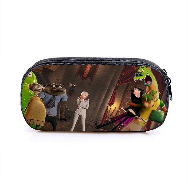 Hotel Transylvania Cosmetic Bags Boys Girls Children Large Pencil Case Purse Storage Bags Women Men Multifunction Makeup Bag - Image 18