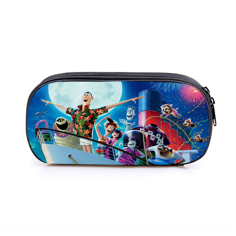 Hotel Transylvania Cosmetic Bags Boys Girls Children Large Pencil Case Purse Storage Bags Women Men Multifunction Makeup Bag - Image 20