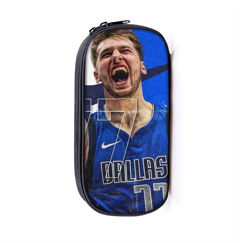 Luka Doncic Cosmetic Bags Boys Girls Children Large Pencil Case Purse Storage Bags Women Men Multifunction Makeup Bag