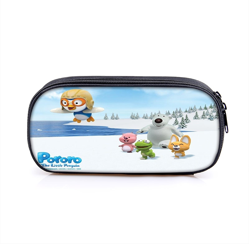 Pororo Cosmetic Bags Boys Girls Children Large Pencil Case Purse Storage Bags Women Men Multifunction Makeup Bag - Image 13