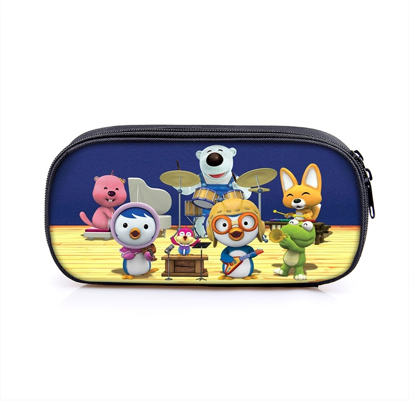 Pororo Cosmetic Bags Boys Girls Children Large Pencil Case Purse Storage Bags Women Men Multifunction Makeup Bag - Image 14