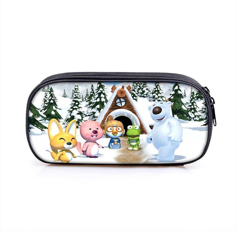 Pororo Cosmetic Bags Boys Girls Children Large Pencil Case Purse Storage Bags Women Men Multifunction Makeup Bag - Image 15