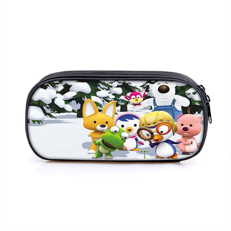 Pororo Cosmetic Bags Boys Girls Children Large Pencil Case Purse Storage Bags Women Men Multifunction Makeup Bag - Image 18