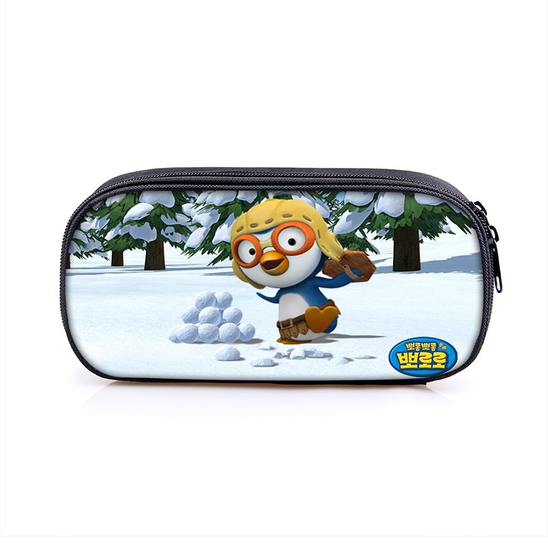 Pororo Cosmetic Bags Boys Girls Children Large Pencil Case Purse Storage Bags Women Men Multifunction Makeup Bag - Image 12