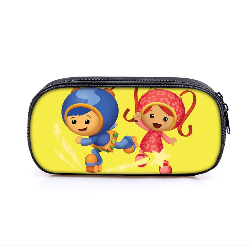 Team Umizoomi Cosmetic Bags Boys Girls Children Large Pencil Case Purse Storage Bags Women Men Multifunction Makeup Bag - Image 12