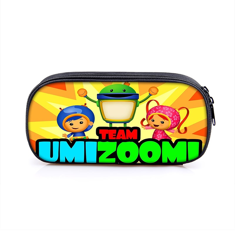 Team Umizoomi Cosmetic Bags Boys Girls Children Large Pencil Case Purse Storage Bags Women Men Multifunction Makeup Bag - Image 2