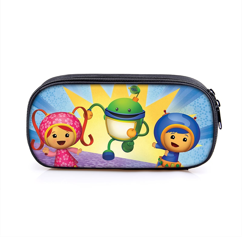 Team Umizoomi Cosmetic Bags Boys Girls Children Large Pencil Case Purse Storage Bags Women Men Multifunction Makeup Bag - Image 5