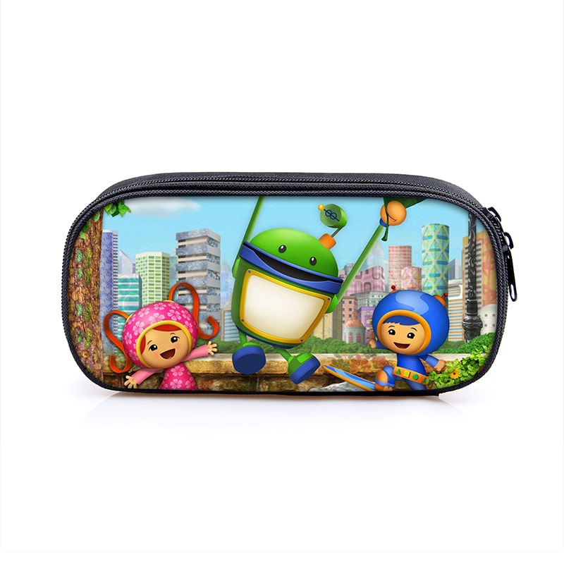 Team Umizoomi Cosmetic Bags Boys Girls Children Large Pencil Case Purse Storage Bags Women Men Multifunction Makeup Bag - Image 10