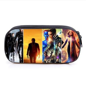 X-Men Cosmetic Bags Boys Girls Children Large Pencil Case Purse Storage Bags Women Men Multifunction Makeup Bag