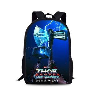 18 Inch Thor Love and Thunder Backpack School Bag Black