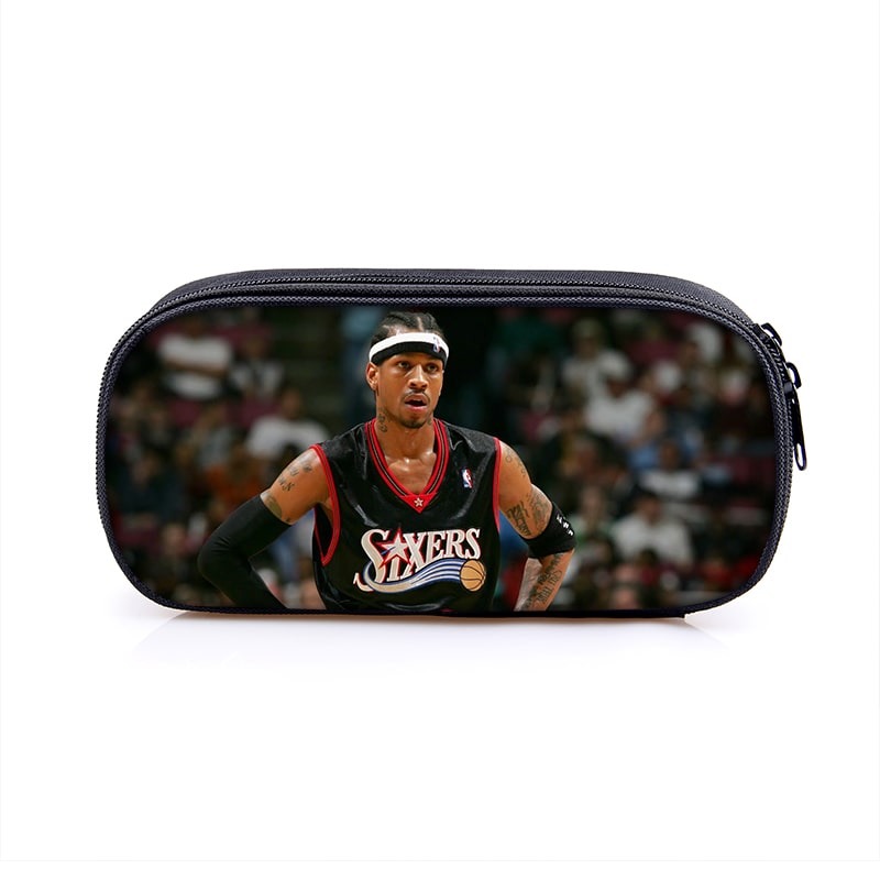 Allen Iverson Cosmetic Bags Boys Girls Children Large Pencil Case Purse Storage Bags Women Men Multifunction Makeup Bag - Image 14