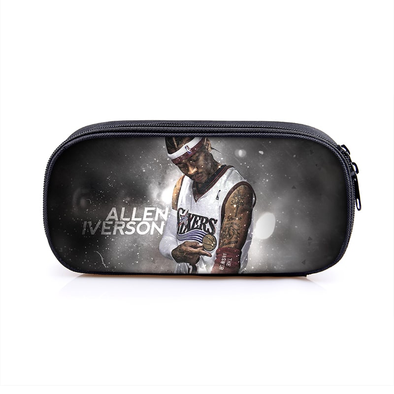 Allen Iverson Cosmetic Bags Boys Girls Children Large Pencil Case Purse Storage Bags Women Men Multifunction Makeup Bag - Image 21