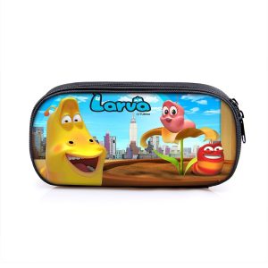 Larva Cosmetic Bags Boys Girls Children Large Pencil Case Purse Storage Bags Women Men Multifunction Makeup Bag