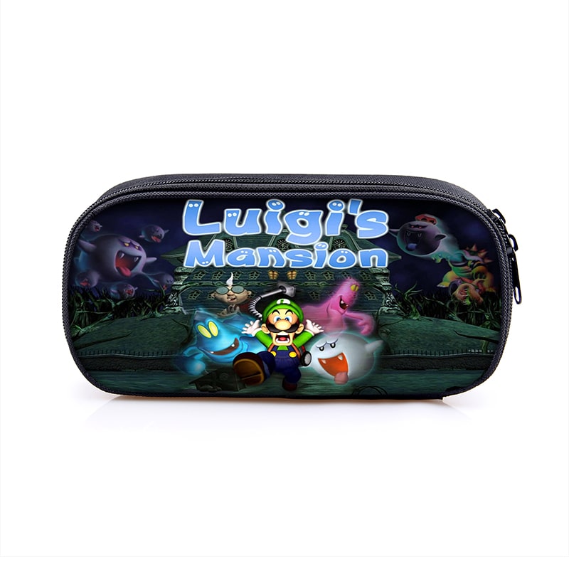 Luigi’s Mansion Cosmetic Bags Boys Girls Children Large Pencil Case Purse Storage Bags Women Men Multifunction Makeup Bag - Image 17
