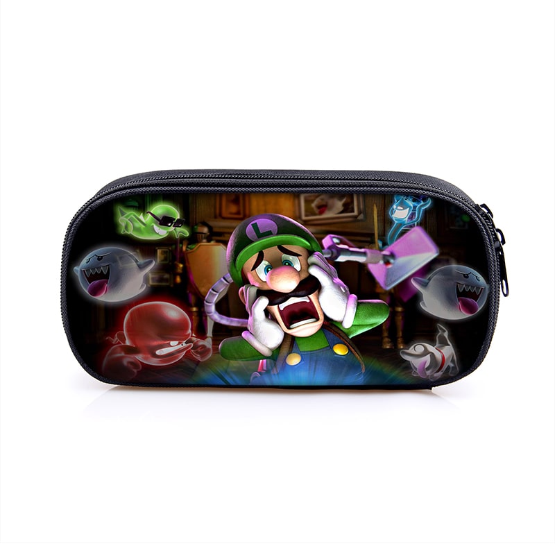 Luigi’s Mansion Cosmetic Bags Boys Girls Children Large Pencil Case Purse Storage Bags Women Men Multifunction Makeup Bag - Image 18