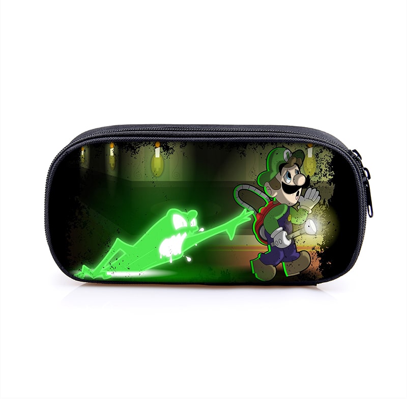 Luigi’s Mansion Cosmetic Bags Boys Girls Children Large Pencil Case Purse Storage Bags Women Men Multifunction Makeup Bag - Image 20