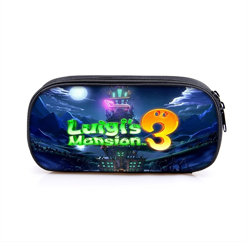 Luigi’s Mansion Cosmetic Bags Boys Girls Children Large Pencil Case Purse Storage Bags Women Men Multifunction Makeup Bag - Image 21