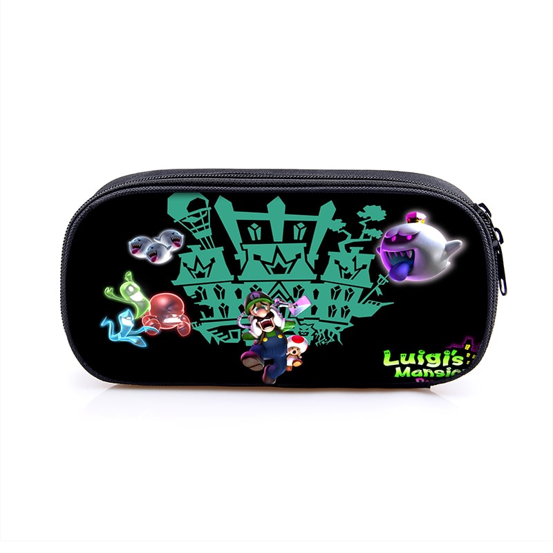 Luigi’s Mansion Cosmetic Bags Boys Girls Children Large Pencil Case Purse Storage Bags Women Men Multifunction Makeup Bag - Image 22