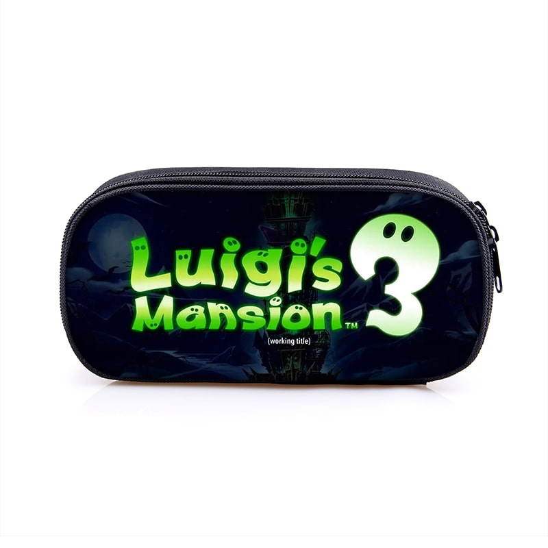 Luigi’s Mansion Cosmetic Bags Boys Girls Children Large Pencil Case Purse Storage Bags Women Men Multifunction Makeup Bag - Image 23