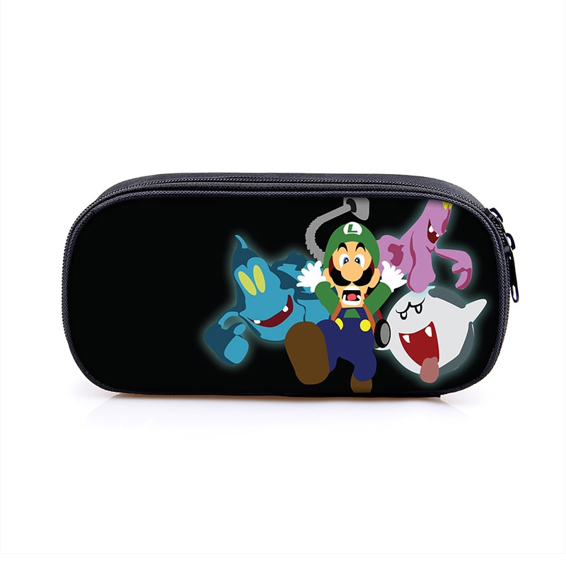 Luigi’s Mansion Cosmetic Bags Boys Girls Children Large Pencil Case Purse Storage Bags Women Men Multifunction Makeup Bag - Image 26