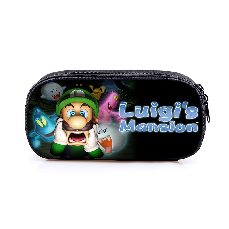 Luigi’s Mansion Cosmetic Bags Boys Girls Children Large Pencil Case Purse Storage Bags Women Men Multifunction Makeup Bag - Image 6