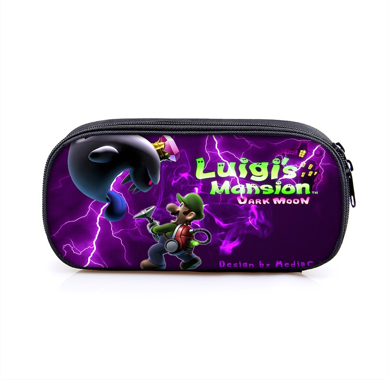 Luigi’s Mansion Cosmetic Bags Boys Girls Children Large Pencil Case Purse Storage Bags Women Men Multifunction Makeup Bag - Image 13