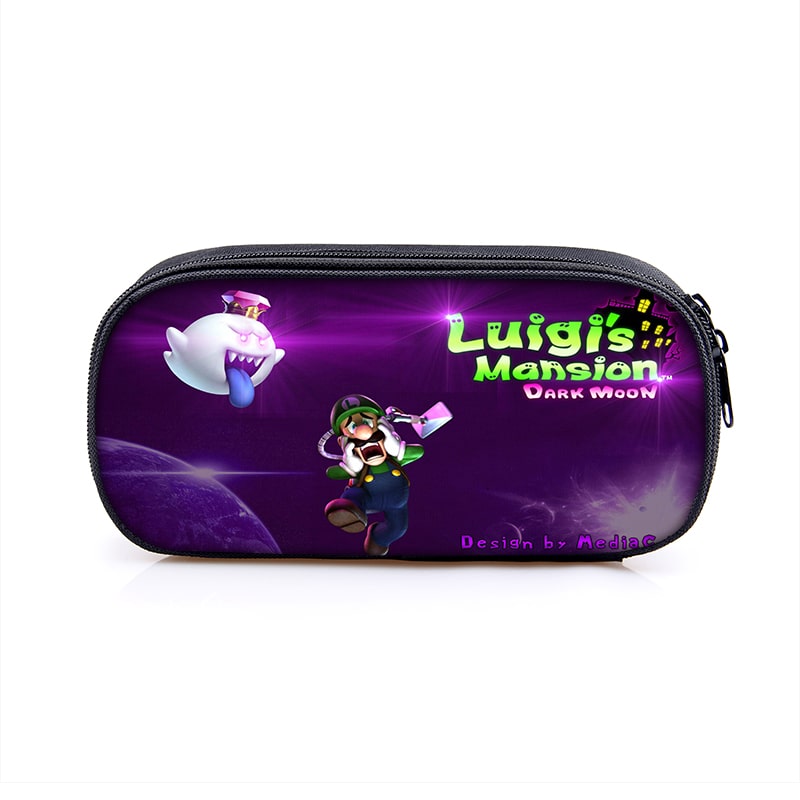 Luigi’s Mansion Cosmetic Bags Boys Girls Children Large Pencil Case Purse Storage Bags Women Men Multifunction Makeup Bag - Image 16