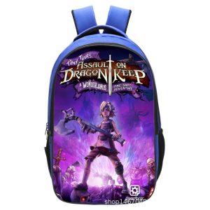 Tiny Tina's Wonderlands Backpack School Bag Blue