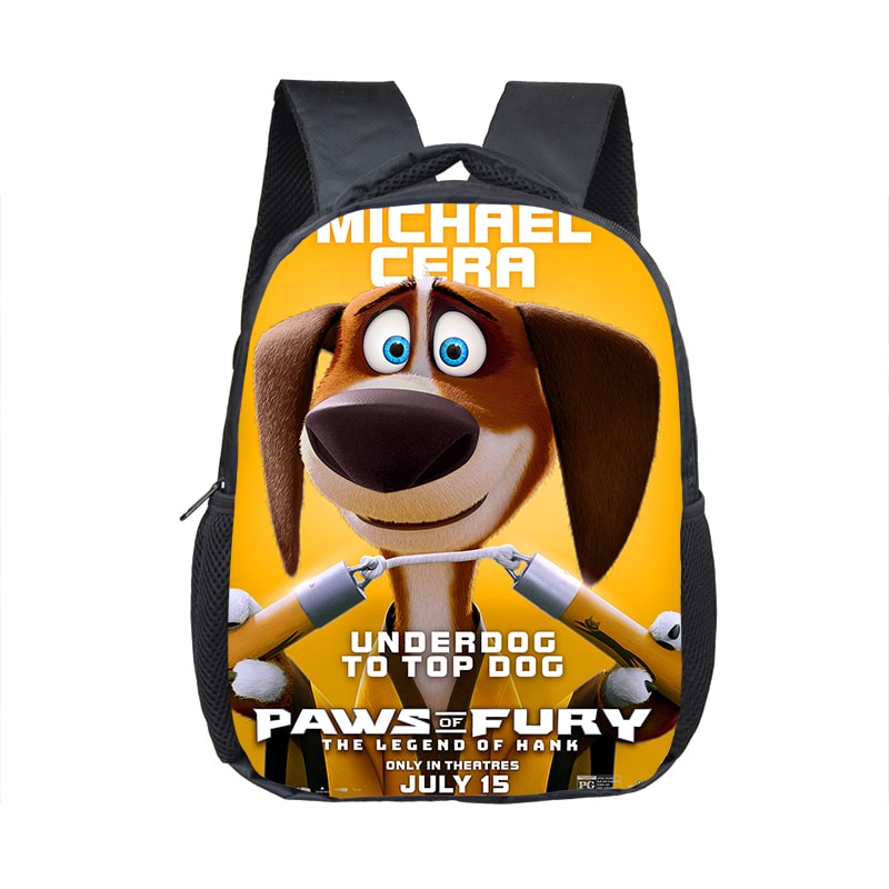 12 Inch Paws Of Fury The Legend Of Hank Children's Backpack Kids School Cute Daily Bag Kindergarten Bags Girls Boys Waterproof Ruckpack - Image 10