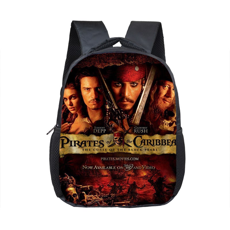 12 Inch Pirates Of The Caribbean Children's Backpack Kids School Cute Daily Bag Kindergarten Bags Girls Boys Waterproof Ruckpack - Image 18