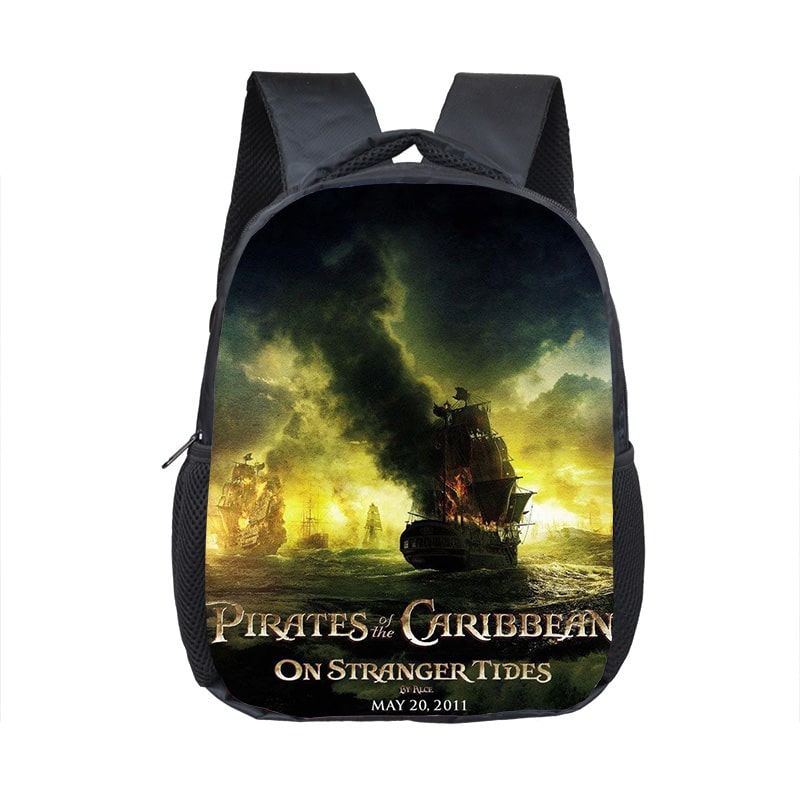 12 Inch Pirates Of The Caribbean Children's Backpack Kids School Cute Daily Bag Kindergarten Bags Girls Boys Waterproof Ruckpack - Image 19