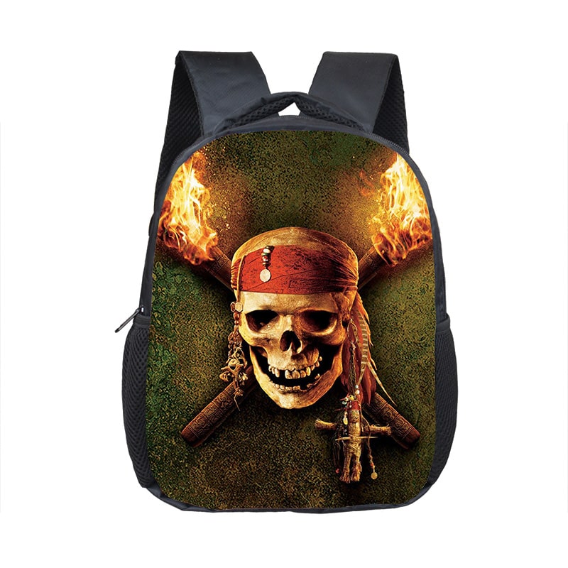 12 Inch Pirates Of The Caribbean Children's Backpack Kids School Cute Daily Bag Kindergarten Bags Girls Boys Waterproof Ruckpack - Image 20