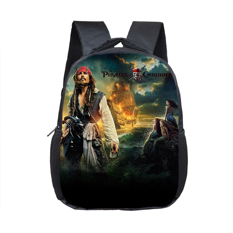 12 Inch Pirates Of The Caribbean Children's Backpack Kids School Cute Daily Bag Kindergarten Bags Girls Boys Waterproof Ruckpack - Image 23