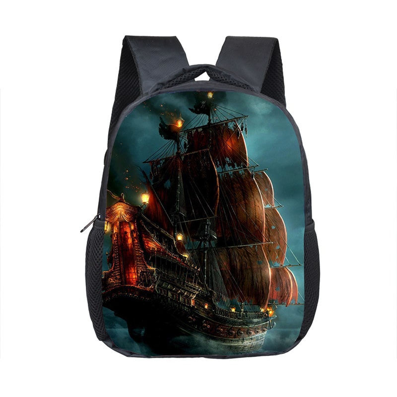 12 Inch Pirates Of The Caribbean Children's Backpack Kids School Cute Daily Bag Kindergarten Bags Girls Boys Waterproof Ruckpack - Image 25