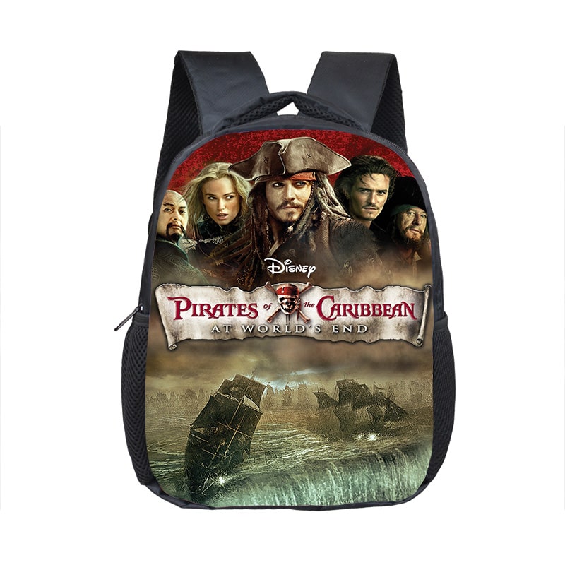 12 Inch Pirates Of The Caribbean Children's Backpack Kids School Cute Daily Bag Kindergarten Bags Girls Boys Waterproof Ruckpack - Image 26