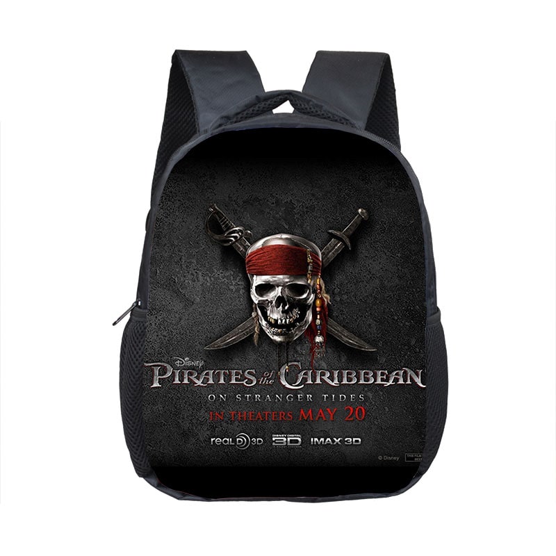 12 Inch Pirates Of The Caribbean Children's Backpack Kids School Cute Daily Bag Kindergarten Bags Girls Boys Waterproof Ruckpack - Image 8