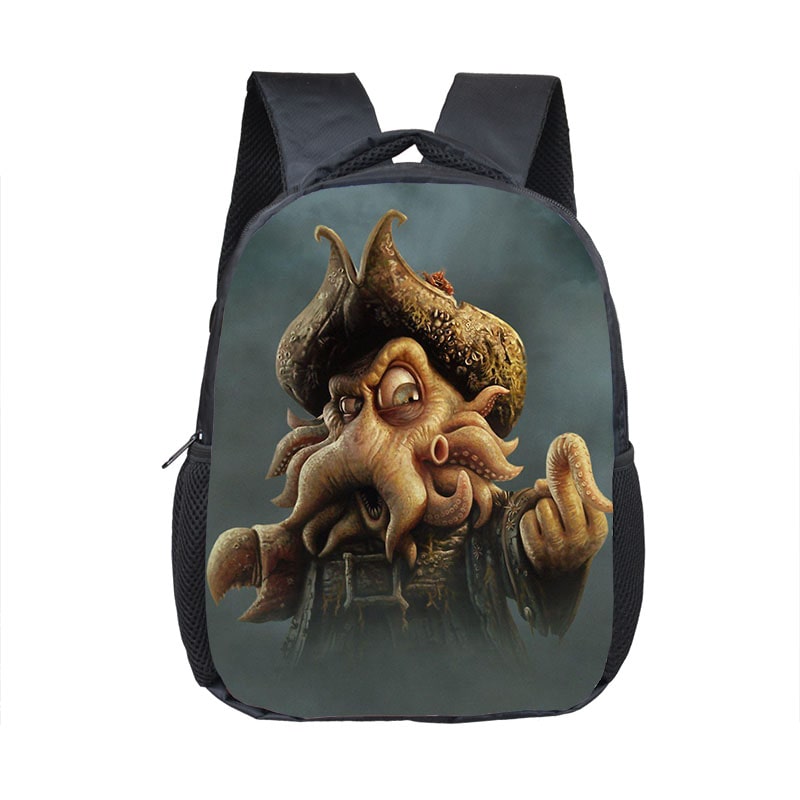 12 Inch Pirates Of The Caribbean Children's Backpack Kids School Cute Daily Bag Kindergarten Bags Girls Boys Waterproof Ruckpack - Image 10