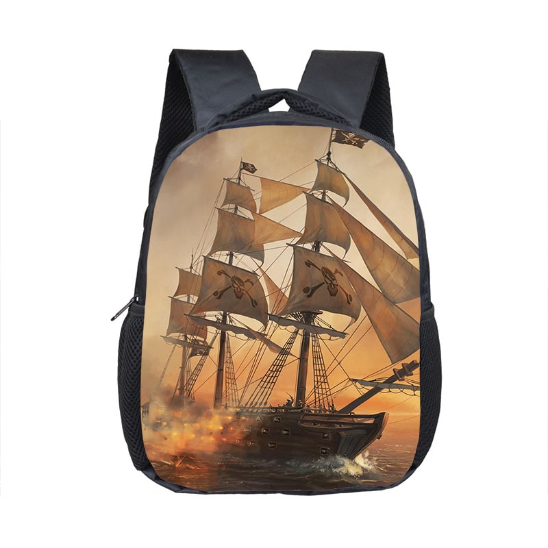 12 Inch Pirates Of The Caribbean Children's Backpack Kids School Cute Daily Bag Kindergarten Bags Girls Boys Waterproof Ruckpack - Image 11