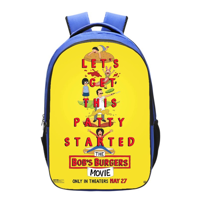 Bob's Burgers Backpack School Bag Blue