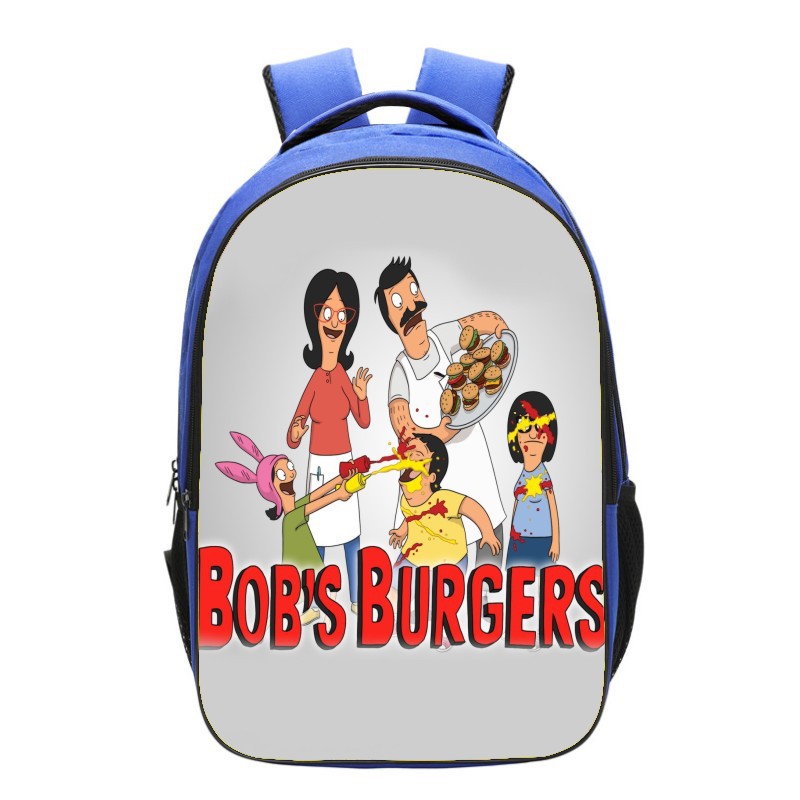 Bob's Burgers Backpack School Bag Blue - Image 4