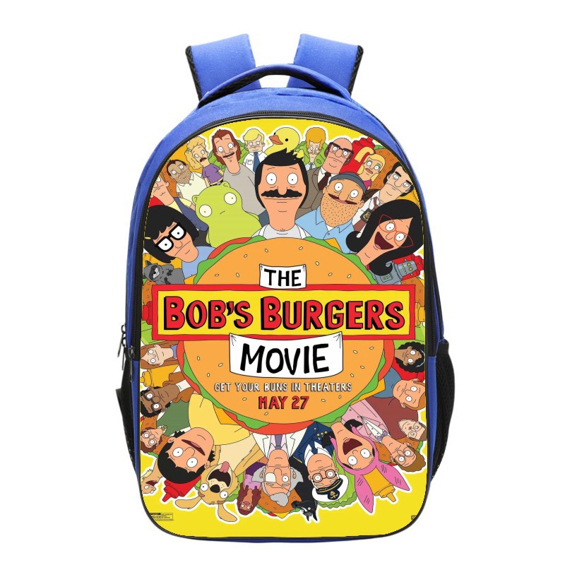 Bob's Burgers Backpack School Bag Blue - Image 7