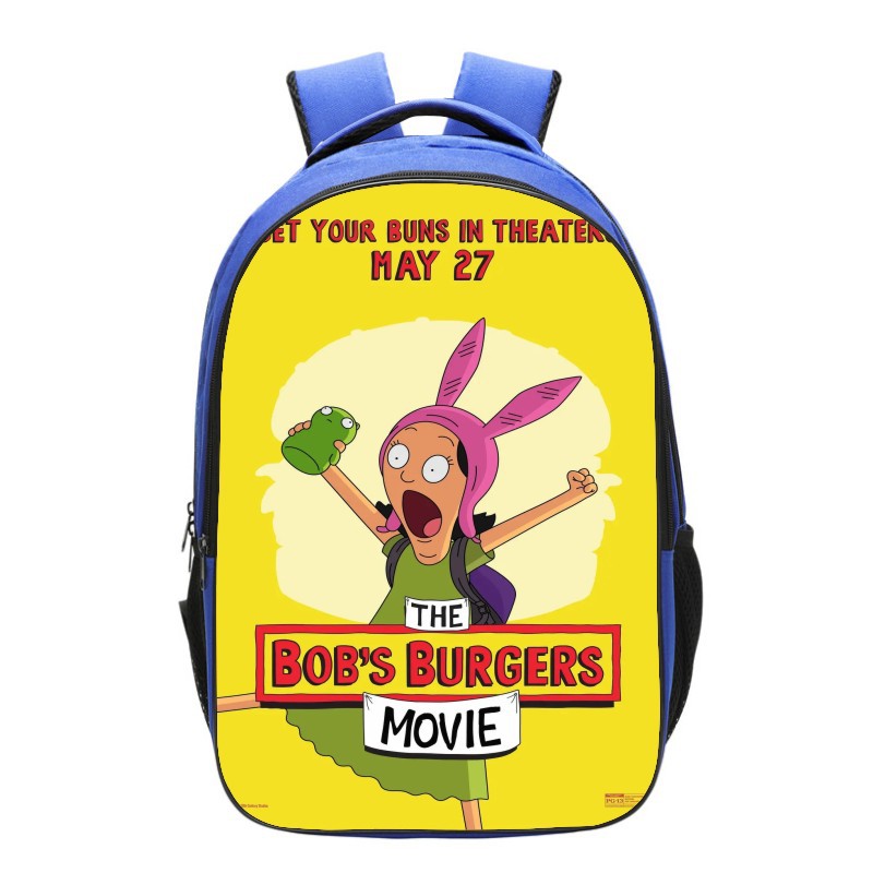 Bob's Burgers Backpack School Bag Blue - Image 11
